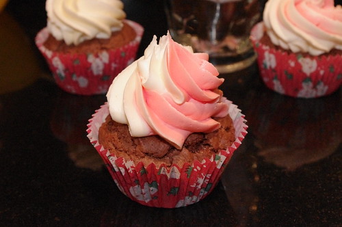 Candy Cane Pop Rocks Cupcakes