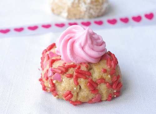 Valentine's Day Thumbprint Cookies