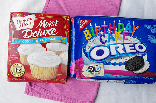 Oreo Birthday Surprise Cupcakes