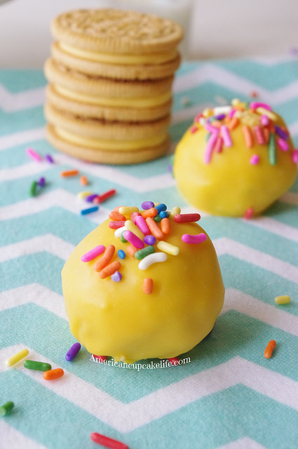 Lemon Oreo Truffles