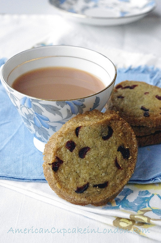 Lemon Tea Shortbread Cookies