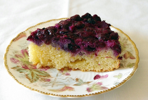 Blueberry Upside Down Cake