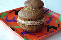 Pumpkin Nutella Whoopie Pies