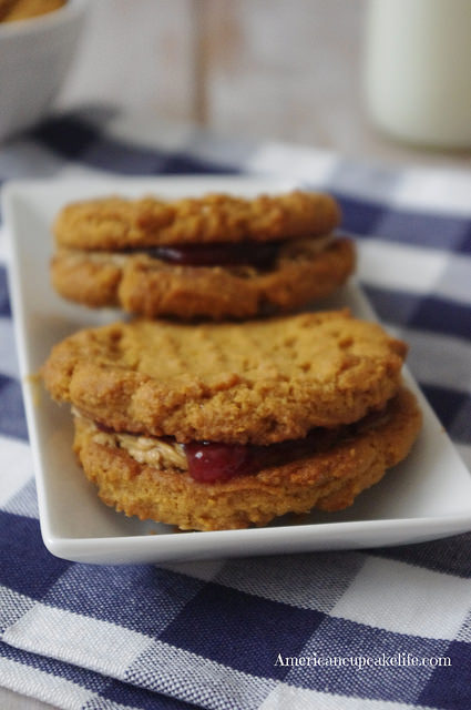 Flourless PB&J Cookies