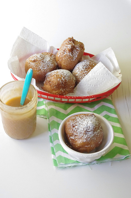 Beignets with Salted Caramel Sauce
