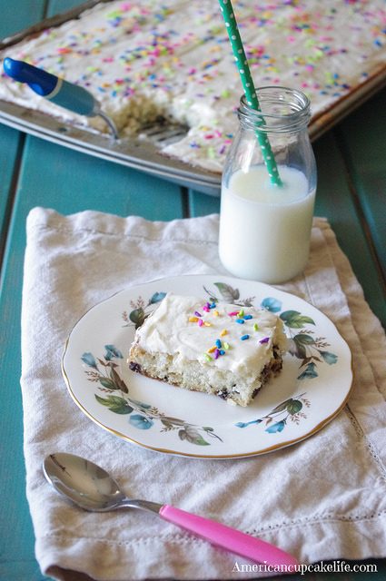 Chocolate Chip Sheet Cake