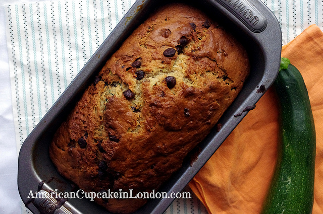 Banana Zucchini Chocolate Chip Bread