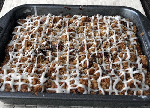 Pumpkin Streusel Coffee Cake