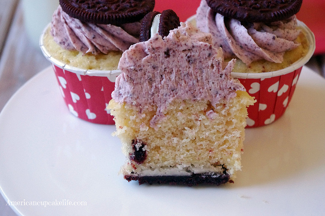 Red Velvet Oreo Cupcakes