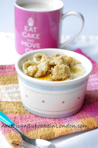 Banana Brulee Cinnamon Streusel Oatmeal