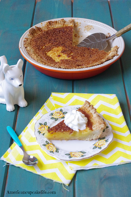 Meyer Lemon Chess Pie
