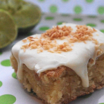Lime & Coconut Blondies