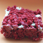 Red Velvet Rice Krispie Treats
