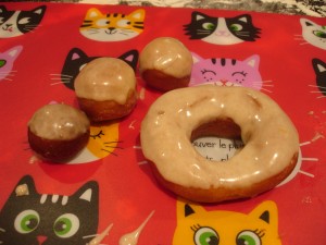 Brown Sugar Donuts with Orange Cinnamon Glaze