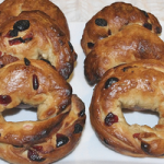 Homemade Cranberry Orange Bagels