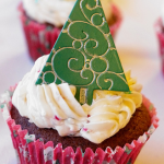 Candy Cane Mocha Cupcakes