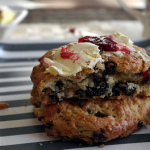 Dark Chocolate Cherry Scones