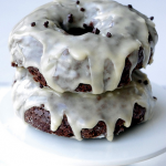 Baked Caramel Coffee Donuts