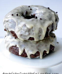 Baked Caramel Coffee Donuts