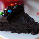 Dark Chocolate Cookie Cake