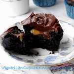 Dark Chocolate & Caramel Salted Cupcakes