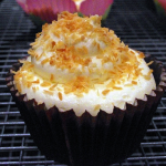 Coconut Custard Cream Cupcakes