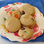 Pumpkin Spice M&M Cookies