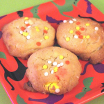 Leftover Halloween Candy Cookies