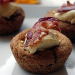 Maple, Chocolate Chip & Candied Bacon Cookie Cups