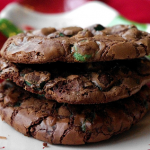 Peppermint Crinkle Cookies