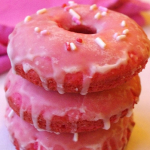 Pink Velvet Donuts