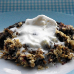 Poppy Blueberry & Blackberry Crumble