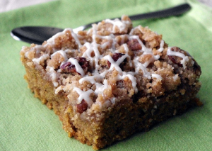 Pumpkin Streusel Coffee Cake