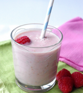 Raspberry Avocado Smoothie