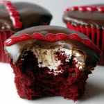 Faux Red Velvet Hostess Cupcakes