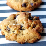 Salted Peanut Butter Chocolate Chip Cookies