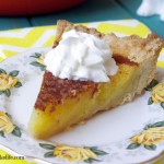 Meyer Lemon Chess Pie