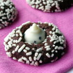 Chocolate Thumbprint Cookies
