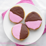 Valentine’s Day Black & White Cookies
