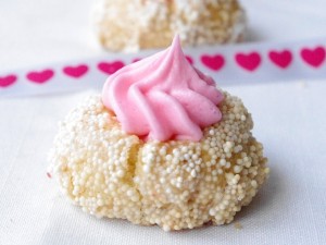 Valentine’s Day Thumbprint Cookies