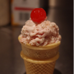 Strawberry and Lime Frozen Greek Yogurt