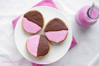 Valentine’s Day Black & White Cookies
