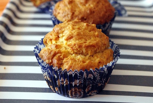 Southern Biscuit Muffins with Orange Honey Butter