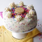 Golden Oreo Funfetti Layer Cake