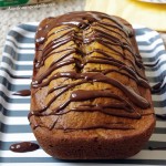 Pumpkin Loaf with Chocolate Glaze