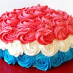 4th of July Rose Cake