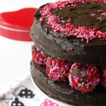 Valentine’s Day Donut Cake