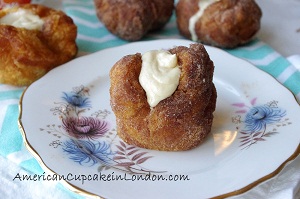 Salted Caramel Fried Croissant Poppers