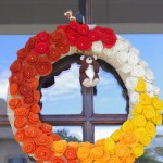 Autumn Rose Wreath