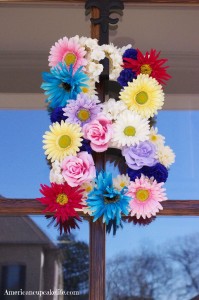 Floral Monogram Wreath